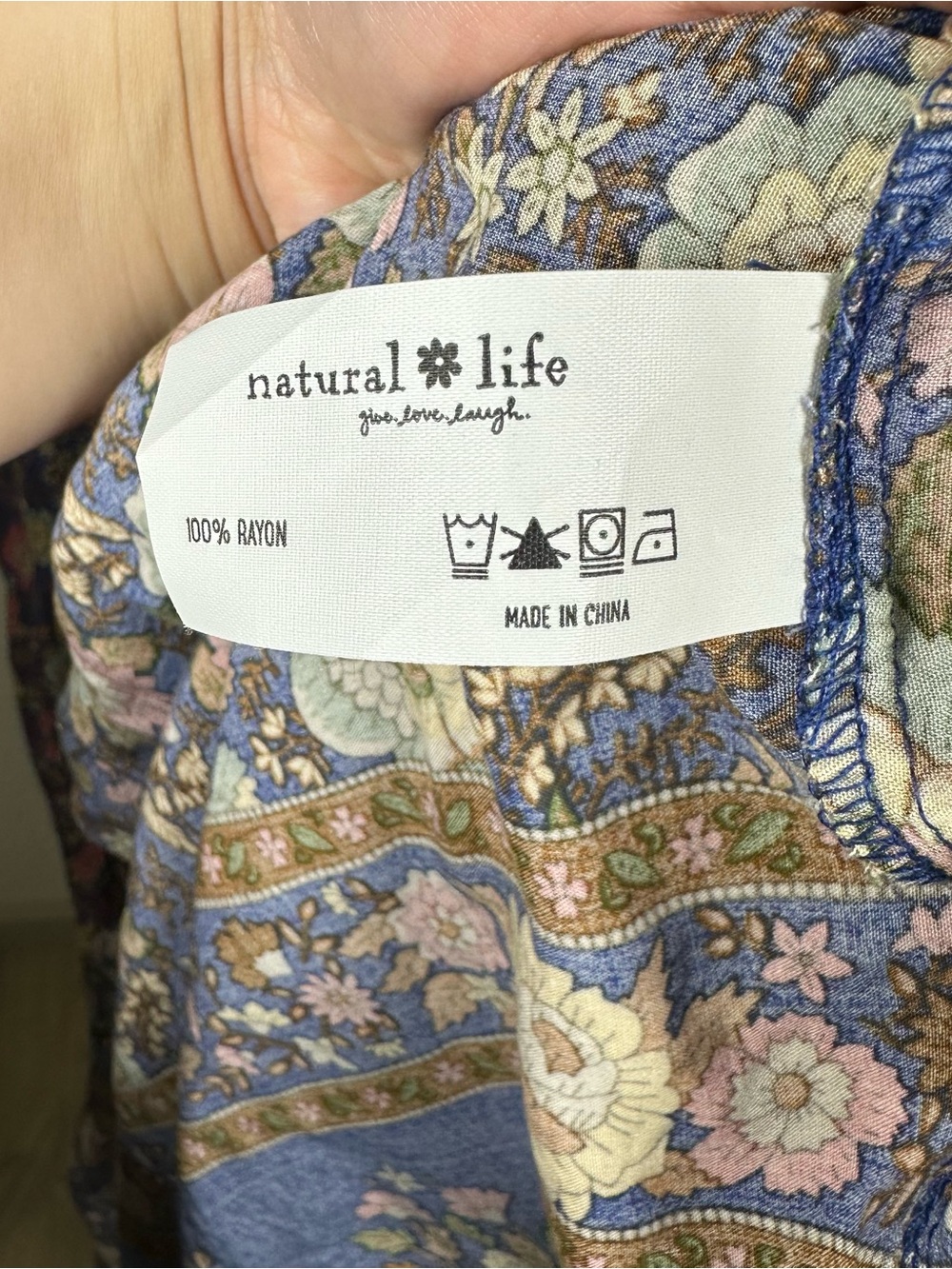Natural Life Gracie Slip Dress Hippie Boho Festival Maxi Beach Whimsical L NWT - Picture 13 of 13